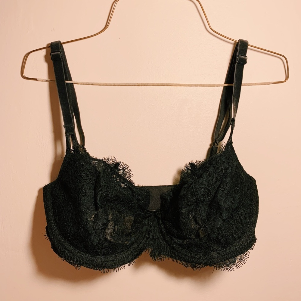 Black Lace Bra